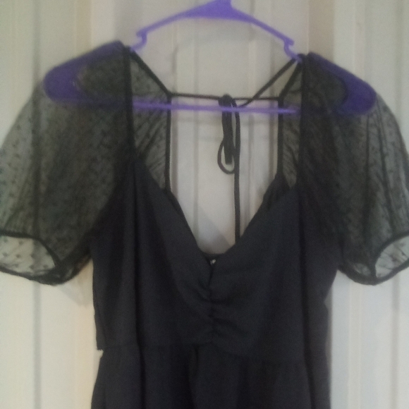 Women's Altar'd State Mini Black Dress Size Medium Altard State - Picture 2 of 4